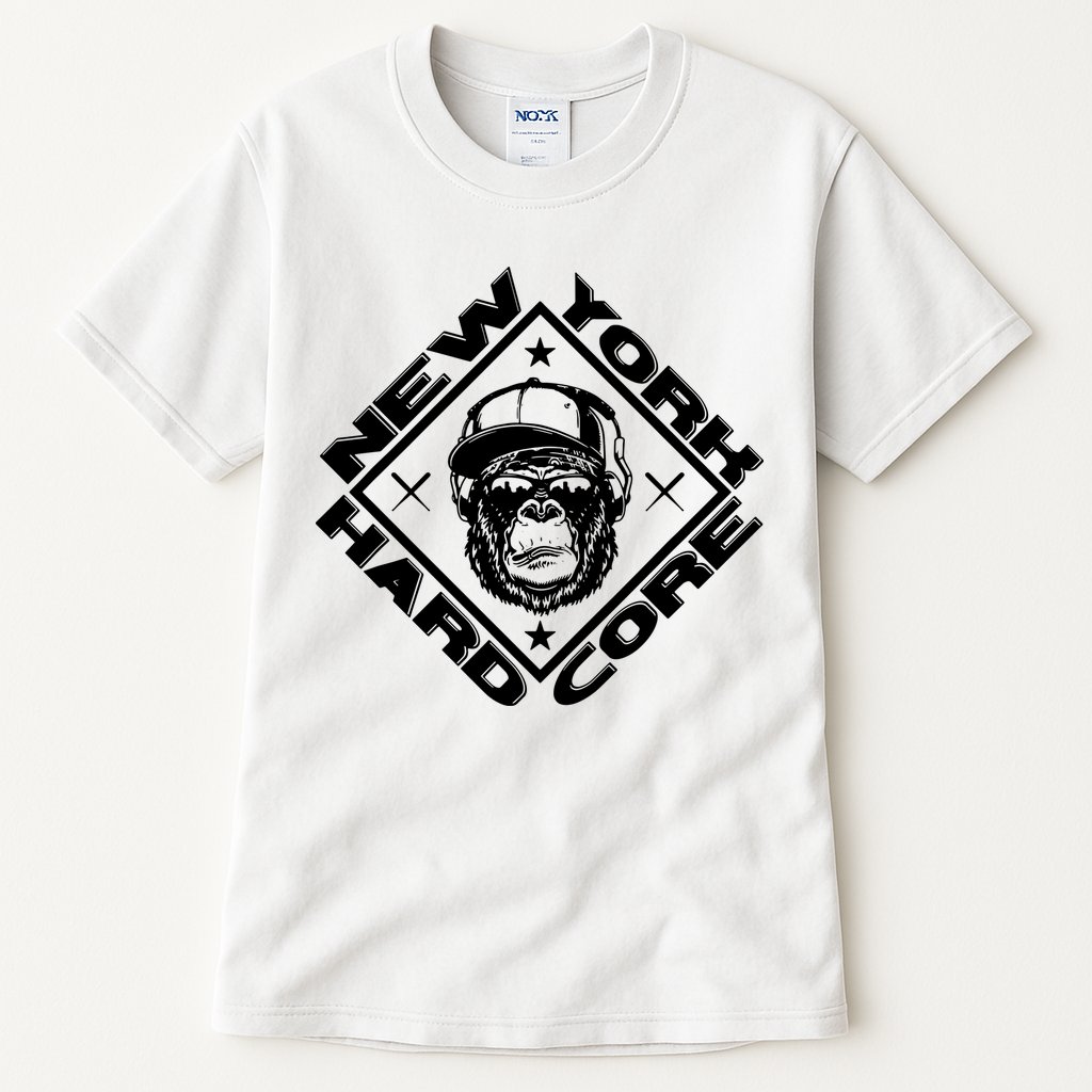 New York Hardcore Monkey Is Worldwide Nyhc Punks Not Dead Tall T-Shirt