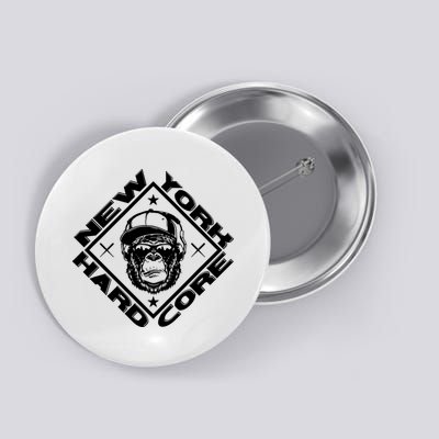 New York Hardcore Monkey Is Worldwide Nyhc Punks Not Dead Button