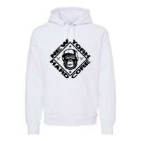 New York Hardcore Monkey Is Worldwide Nyhc Punks Not Dead Premium Hoodie