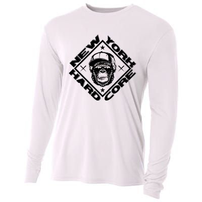 New York Hardcore Monkey Is Worldwide Nyhc Punks Not Dead Cooling Performance Long Sleeve Crew