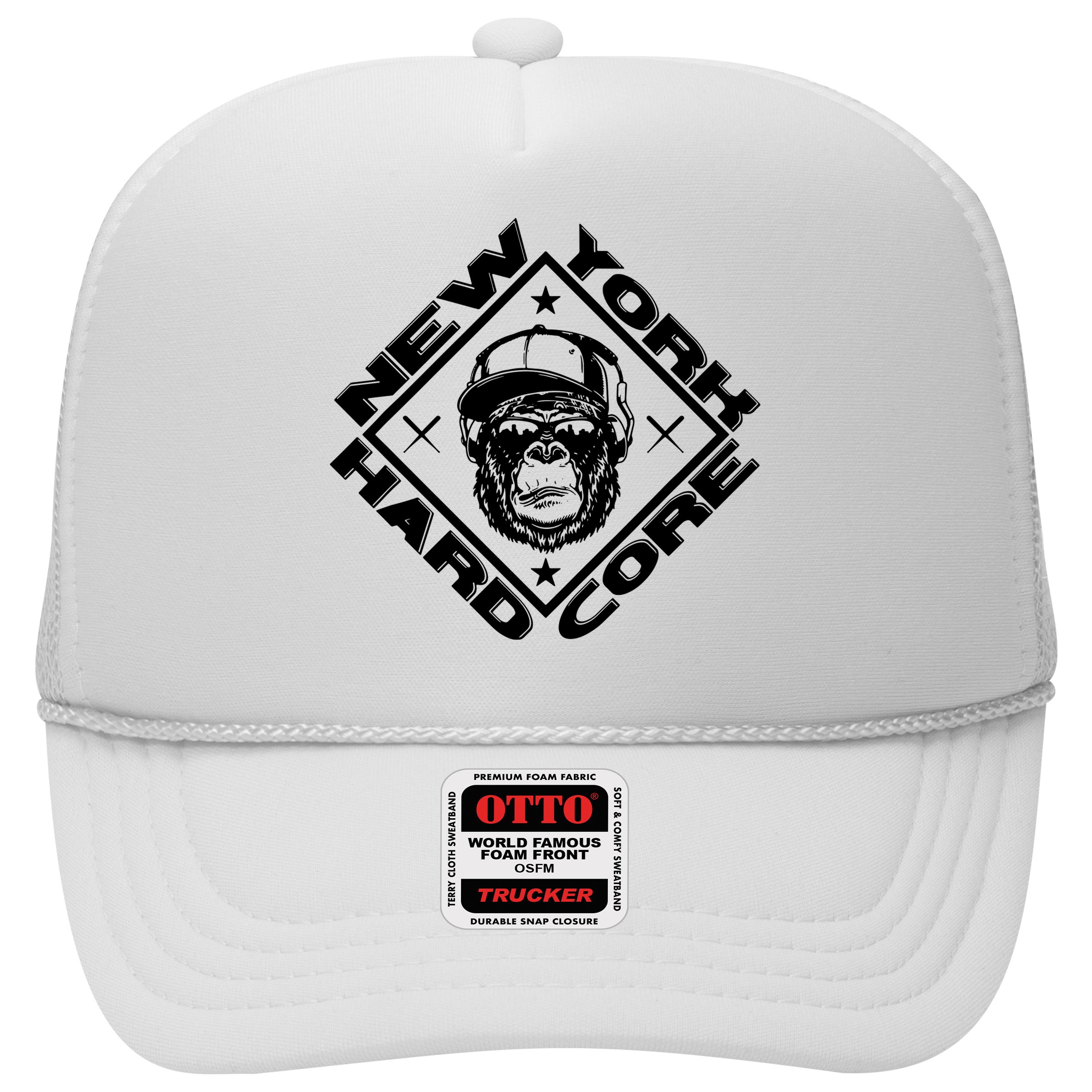 New York Hardcore Monkey Is Worldwide Nyhc Punks Not Dead Hat