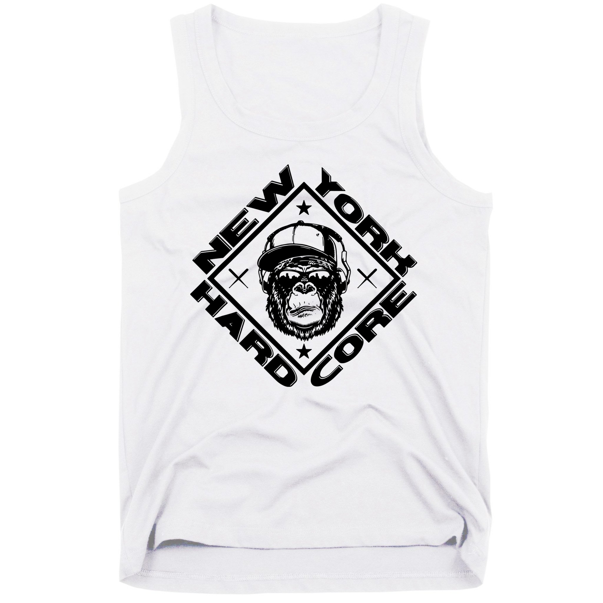 New York Hardcore Monkey Is Worldwide Nyhc Punks Not Dead Tank Top
