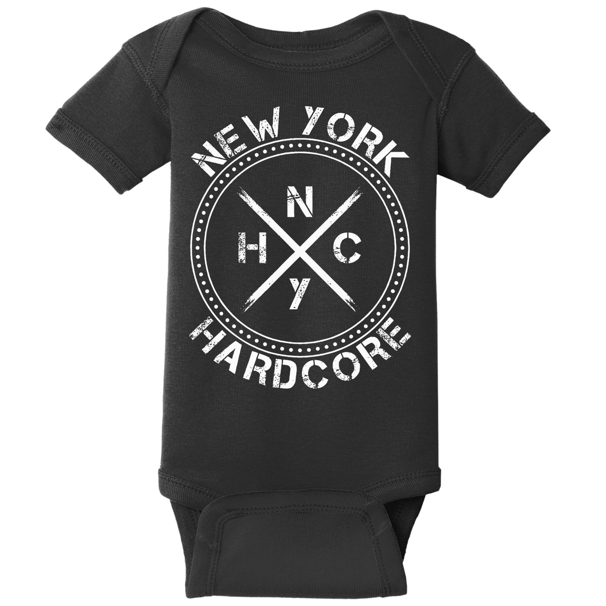 New York Hardcore Nyhc Music Cool Baby Bodysuit