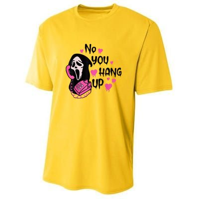 No You Hang Up First Ghost Calling Halloween Sweatshirt Youth Performance Sprint T-Shirt