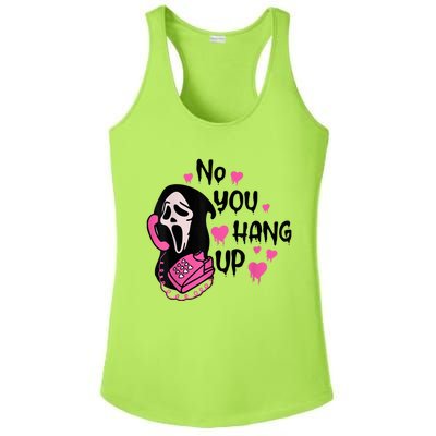 No You Hang Up First Ghost Calling Halloween Sweatshirt Ladies PosiCharge Competitor Racerback Tank