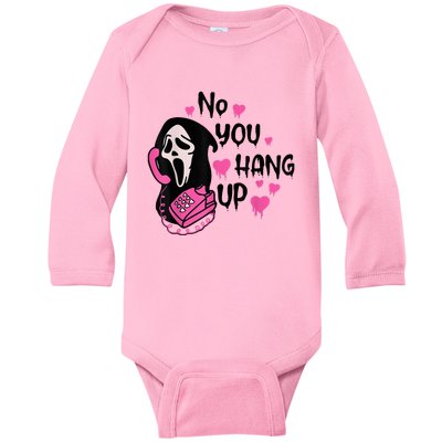 No You Hang Up First Ghost Calling Halloween Sweatshirt Baby Long Sleeve Bodysuit