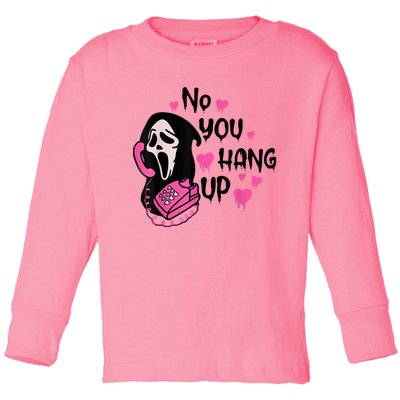 No You Hang Up First Ghost Calling Halloween Sweatshirt Toddler Long Sleeve Shirt