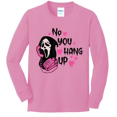 No You Hang Up First Ghost Calling Halloween Sweatshirt Kids Long Sleeve Shirt