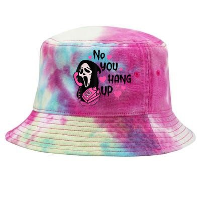 No You Hang Up First Ghost Calling Halloween Sweatshirt Tie-Dyed Bucket Hat