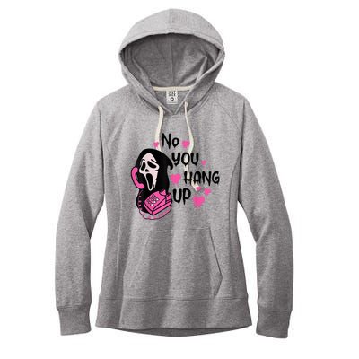 No You Hang Up First Ghost Calling Halloween Sweatshirt Women's Fleece Hoodie