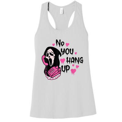 No You Hang Up First Ghost Calling Halloween Sweatshirt Women's Racerback Tank