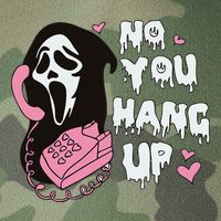 No You Hang Up First. Ghost Halloween Funny Legacy Tie Dye Trucker Hat