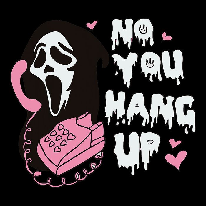 No You Hang Up First. Ghost Halloween Funny Impact Tech Backpack