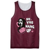 No You Hang Up First. Ghost Halloween Funny Mesh Reversible Basketball Jersey Tank