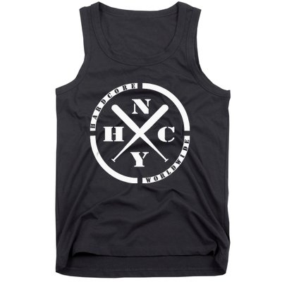 NEW YORK Hardcore Is Worldwide NYHC Punks Not Dead Tank Top