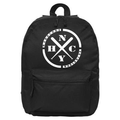 NEW YORK Hardcore Is Worldwide NYHC Punks Not Dead 16 in Basic Backpack