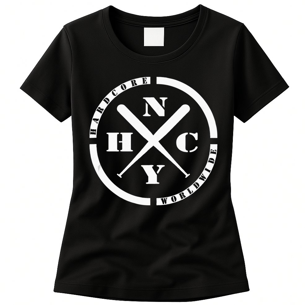 NEW YORK Hardcore Is Worldwide NYHC Punks Not Dead Womens T-Shirt