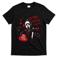 No You Hang Up Ghost Horror Valentines Day T-Shirt