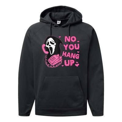 No You Hang Up First Ghost Calling Halloween Performance Fleece Hoodie