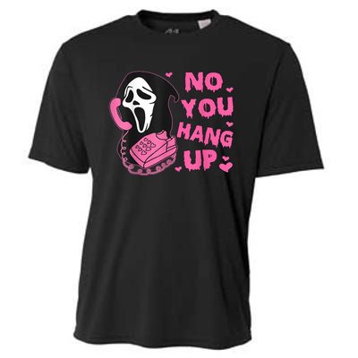 No You Hang Up First Ghost Calling Halloween Cooling Performance Crew T-Shirt