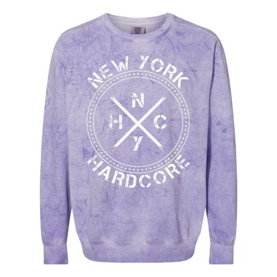 New York Hardcore NYHC Music Cool Colorblast Crewneck Sweatshirt