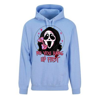 No You Hang Up First Ghost Calling Halloween Unisex Surf Hoodie