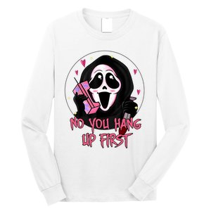 No You Hang Up First Ghost Calling Halloween Long Sleeve Shirt