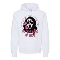 No You Hang Up First Ghost Calling Halloween Premium Hoodie