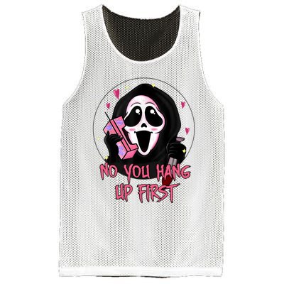 No You Hang Up First Ghost Calling Halloween Mesh Reversible Basketball Jersey Tank