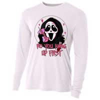 No You Hang Up First Ghost Calling Halloween Cooling Performance Long Sleeve Crew