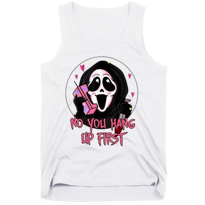 No You Hang Up First Ghost Calling Halloween Tank Top