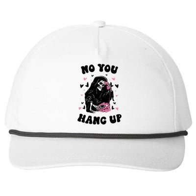 No You Hang Up Halloween Snapback Five-Panel Rope Hat