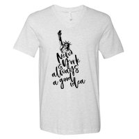 New York Is A Good Idea V-Neck T-Shirt