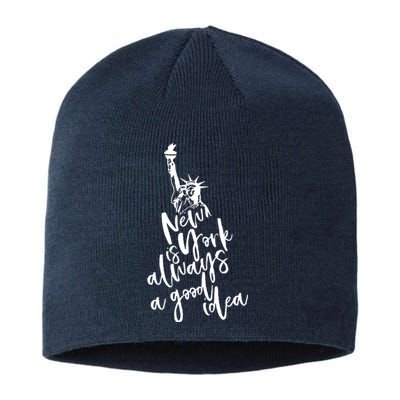 New York Is A Good Idea Sustainable Beanie