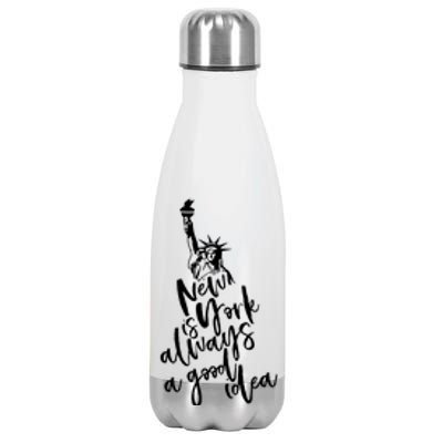 New York Is A Good Idea Stainless Steel Insulated Water Bottle