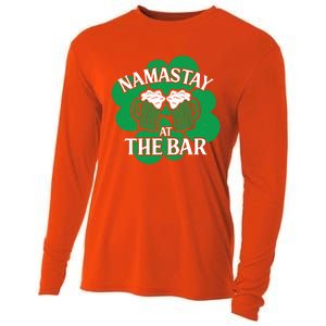 Namastay Yoga Joke Ireland Irish Proud Meaningful Gift Cooling Performance Long Sleeve Crew