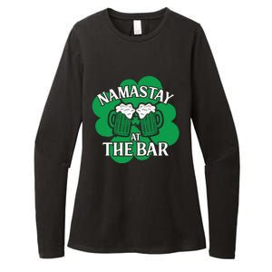 Namastay Yoga Joke Ireland Irish Proud Meaningful Gift Womens CVC Long Sleeve Shirt