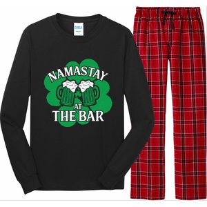 Namastay Yoga Joke Ireland Irish Proud Meaningful Gift Long Sleeve Pajama Set