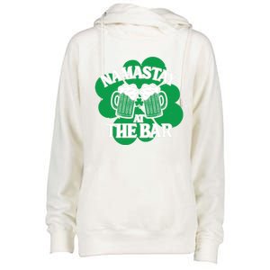 Namastay Yoga Joke Ireland Irish Proud Meaningful Gift Womens Funnel Neck Pullover Hood