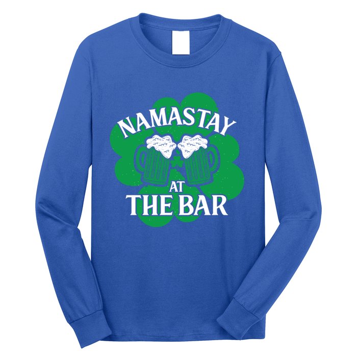 Namastay Yoga Joke Ireland Irish Proud Meaningful Gift Long Sleeve Shirt