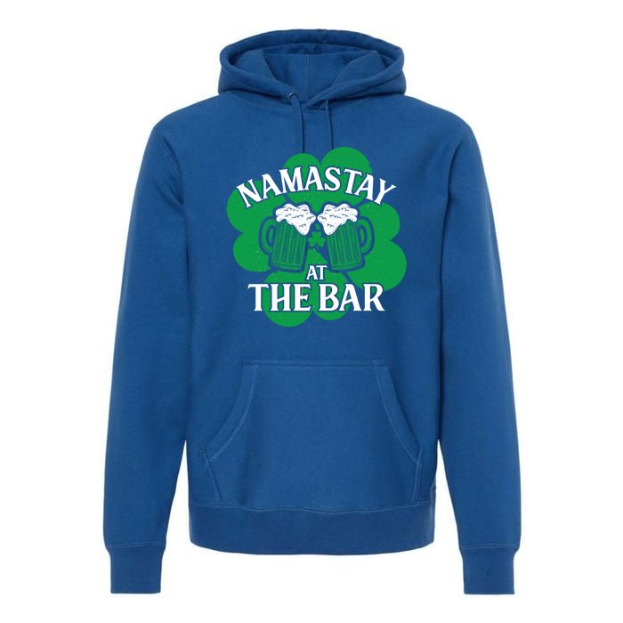 Namastay Yoga Joke Ireland Irish Proud Meaningful Gift Premium Hoodie