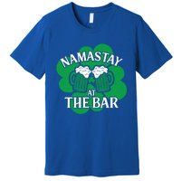 Namastay Yoga Joke Ireland Irish Proud Meaningful Gift Premium T-Shirt