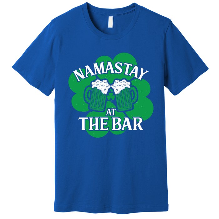 Namastay Yoga Joke Ireland Irish Proud Meaningful Gift Premium T-Shirt