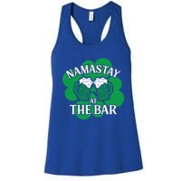 Namastay Yoga Joke Ireland Irish Proud Meaningful Gift Women's Racerback Tank