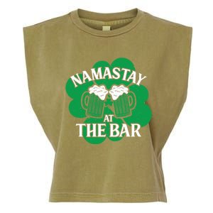 Namastay Yoga Joke Ireland Irish Proud Meaningful Gift Garment-Dyed Women's Muscle Tee