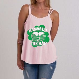 Namastay Yoga Joke Ireland Irish Proud Meaningful Gift Women's Strappy Tank