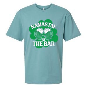 Namastay Yoga Joke Ireland Irish Proud Meaningful Gift Sueded Cloud Jersey T-Shirt