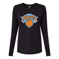 New York Knicks Womens Cotton Relaxed Long Sleeve T-Shirt