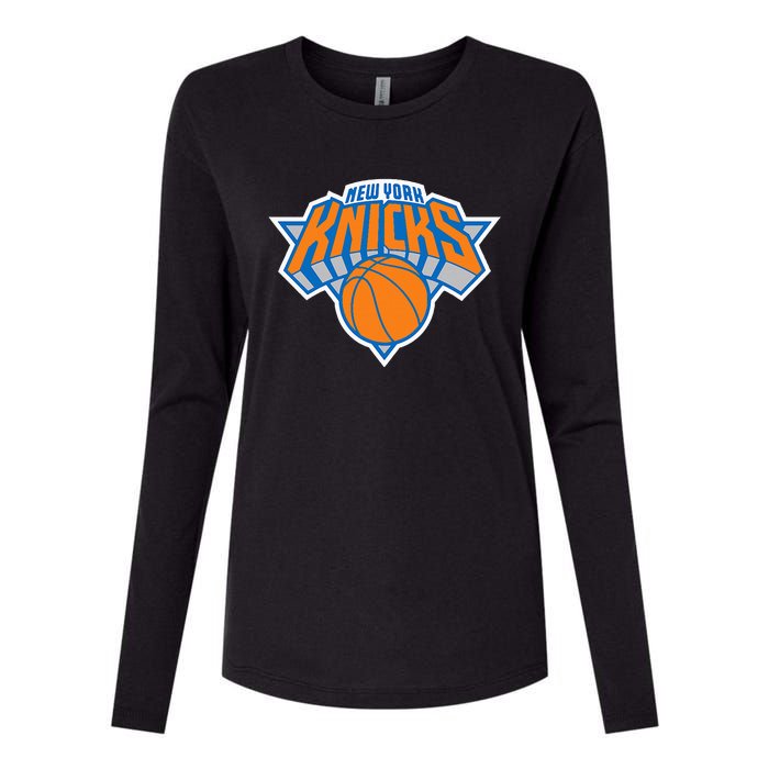 New York Knicks Womens Cotton Relaxed Long Sleeve T-Shirt