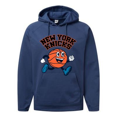 New York Knicks Basketball Running Performance Fleece Hoodie